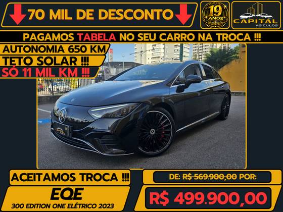 MERCEDES-BENZ EQE 300 89 KW ELÉTRICO